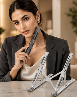 Montavra™ Ergonomic Aluminum Laptop Stand (Fully Foldable)