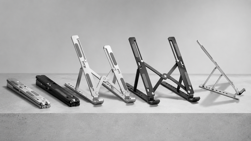 Montavra™ Ergonomic Aluminum Laptop Stand (Fully Foldable)