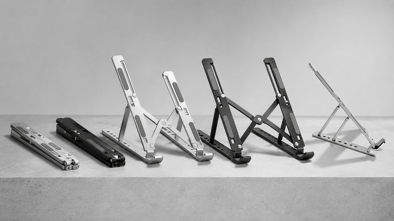 Montavra™ Ergonomic Aluminum Laptop Stand (Fully Foldable)
